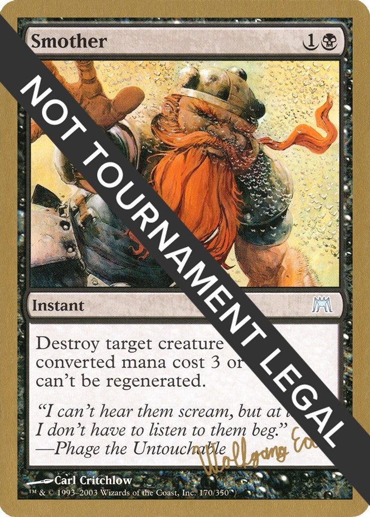 Smother - 2003 Wolfgang Eder (ONS) (World Championship Decks)
