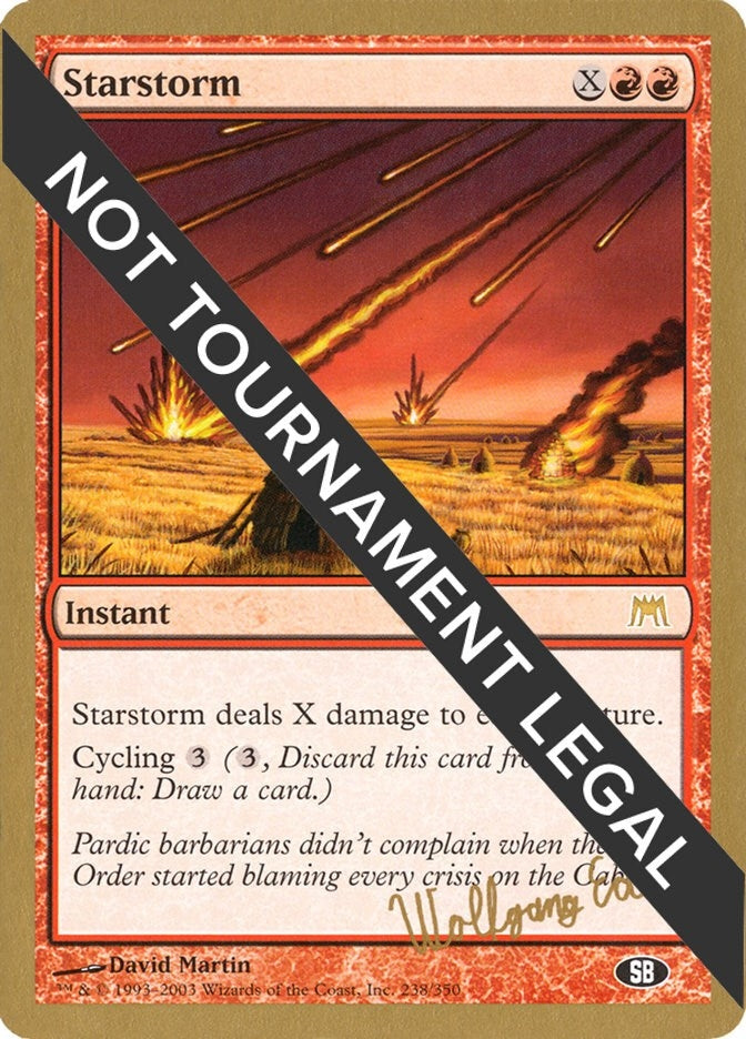 Starstorm - 2003 Wolfgang Eder (ONS) (SB) (World Championship Decks)