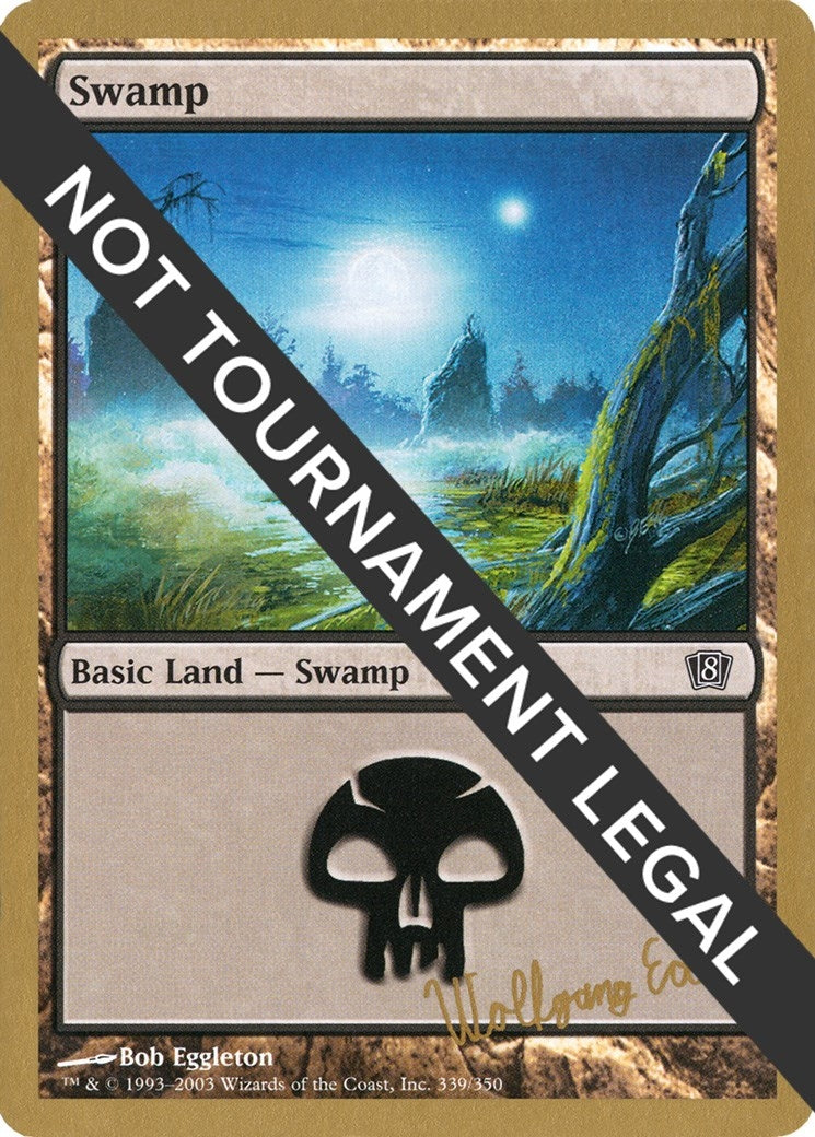 Swamp (339) - 2003 Wolfgang Eder (8ED) (World Championship Decks)