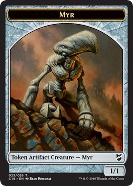 Myr (023) // Thopter (025) Double-Sided Token (23 // 25) (Commander 2018)