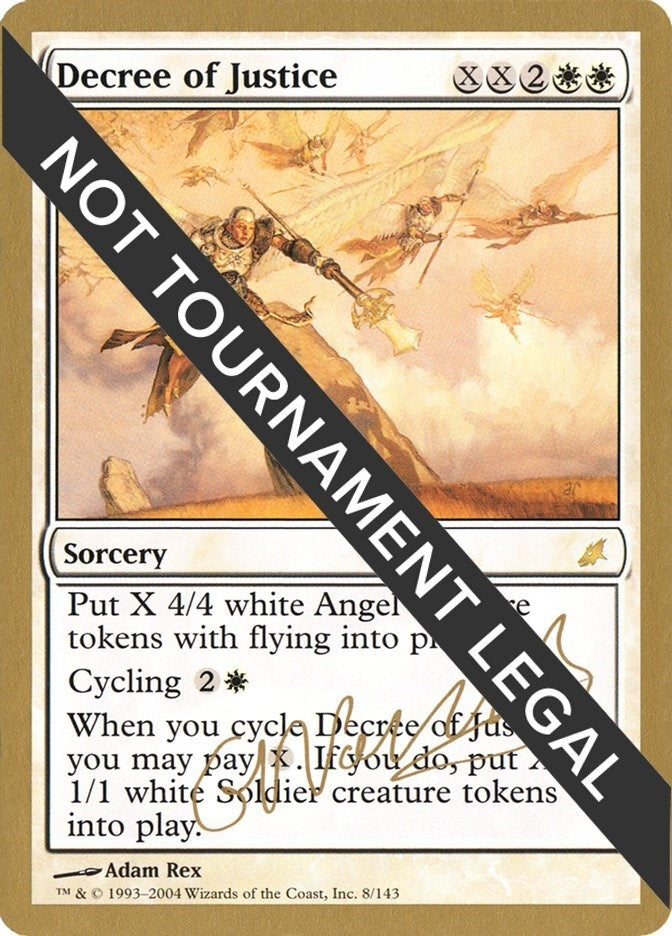Decree of Justice - 2004 Gabriel Nassif (SCG) (World Championship Decks)