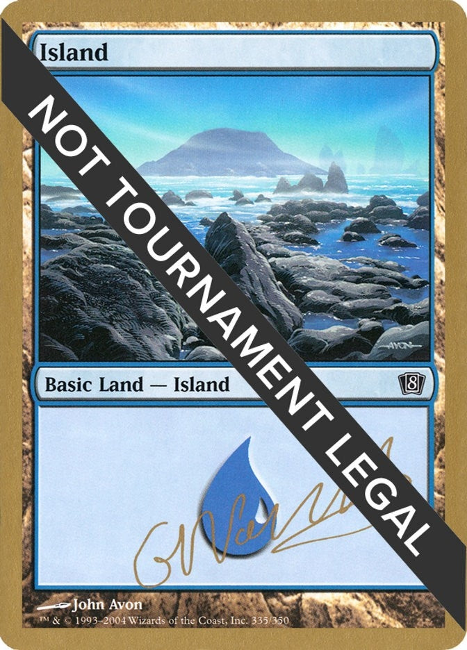Island (335) - 2004 Gabriel Nassif (8ED) (World Championship Decks)