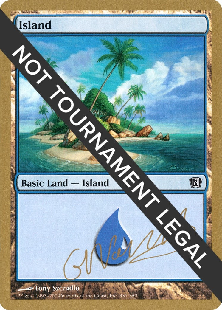 Island (337) - 2004 Gabriel Nassif (8ED) (World Championship Decks)