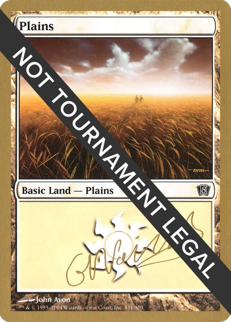 Plains (331) - 2004 Gabriel Nassif (8ED) (World Championship Decks)