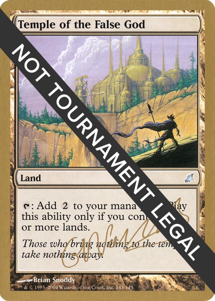 Temple of the False God - 2004 Gabriel Nassif (SCG) (World Championship Decks)