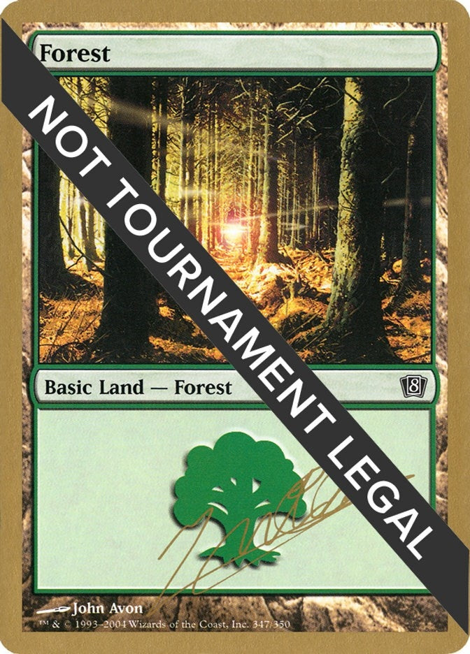 Forest (347) - 2004 Julien Nuijten (8ED) (World Championship Decks)
