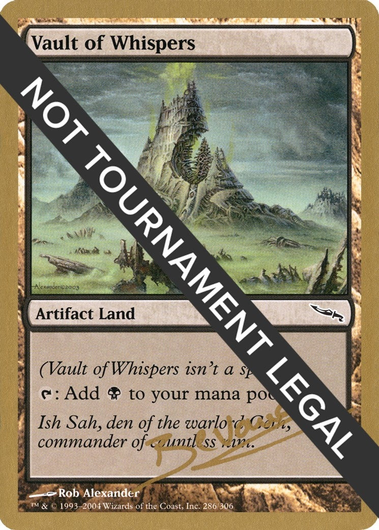 Vault of Whispers - 2004 Manuel Bevand (MRD) (World Championship Decks)