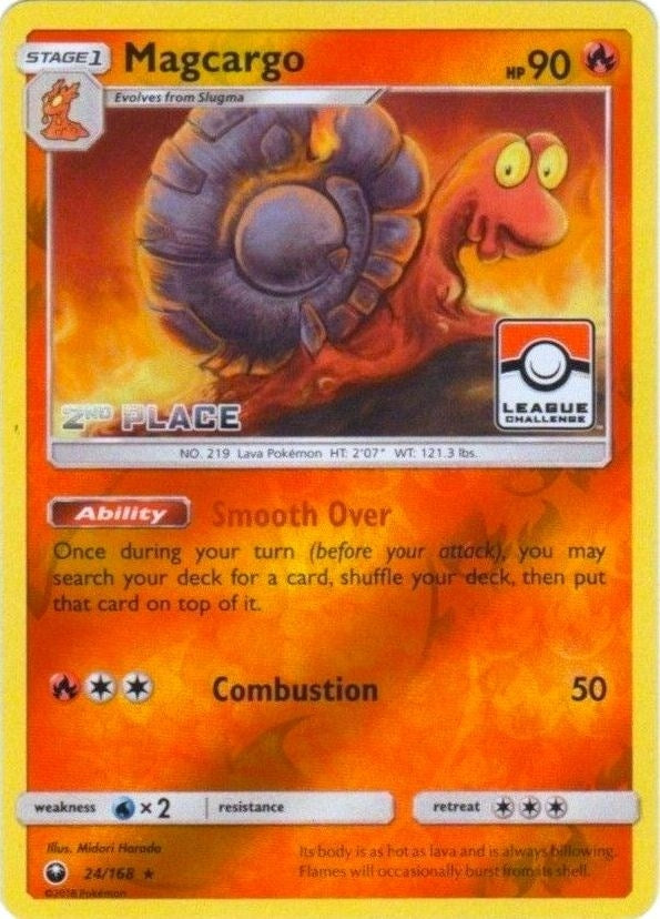 Image for Magcargo - 24/168 (League Challenge) [2nd Place] (024/168) (League & Championship Cards) - Pokemon