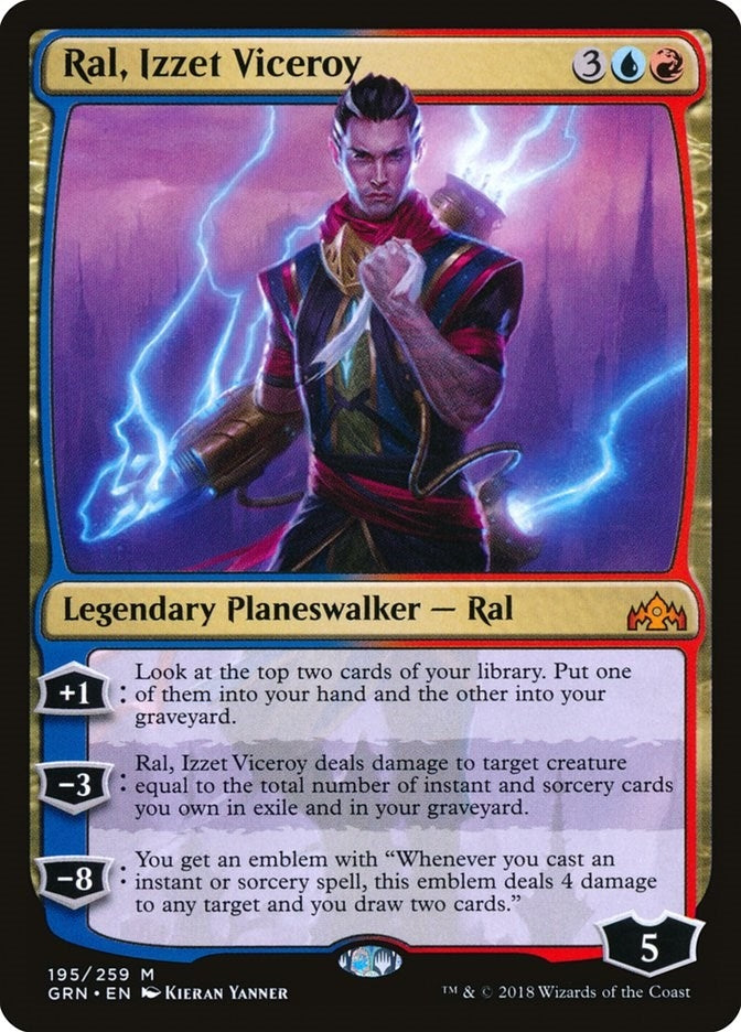 Ral, Izzet Viceroy (195) (Guilds of Ravnica)