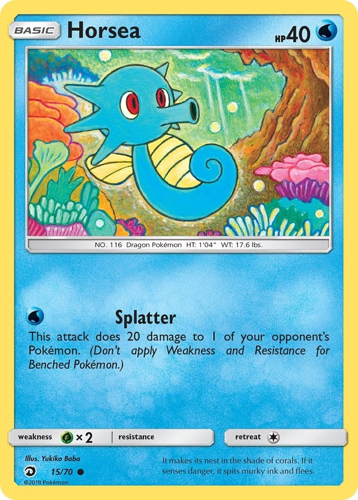 Image for Horsea (15) (15/70) (Dragon Majesty) - Pokemon