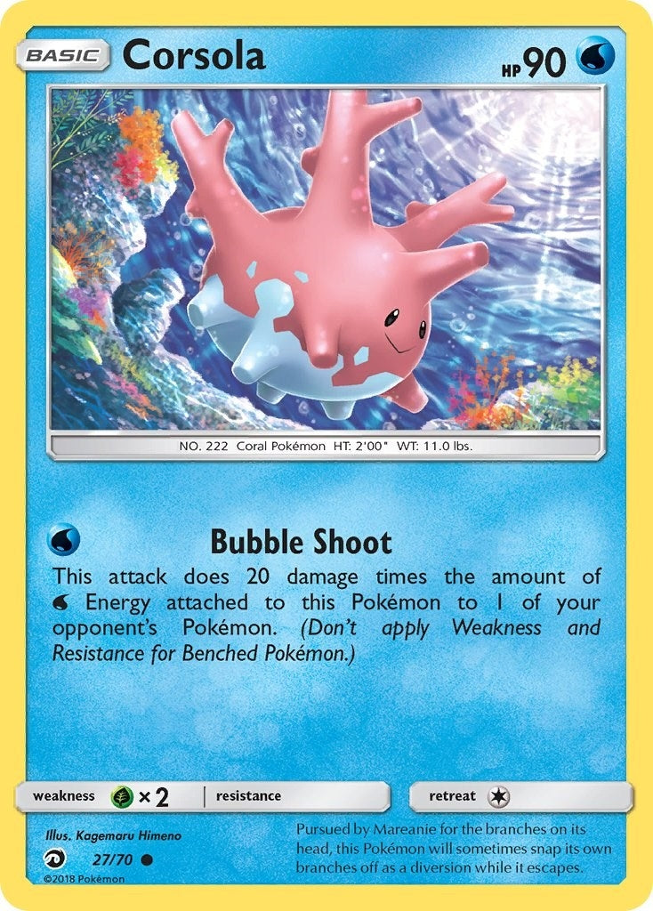 Image for Corsola (27/70) (Dragon Majesty) - Pokemon