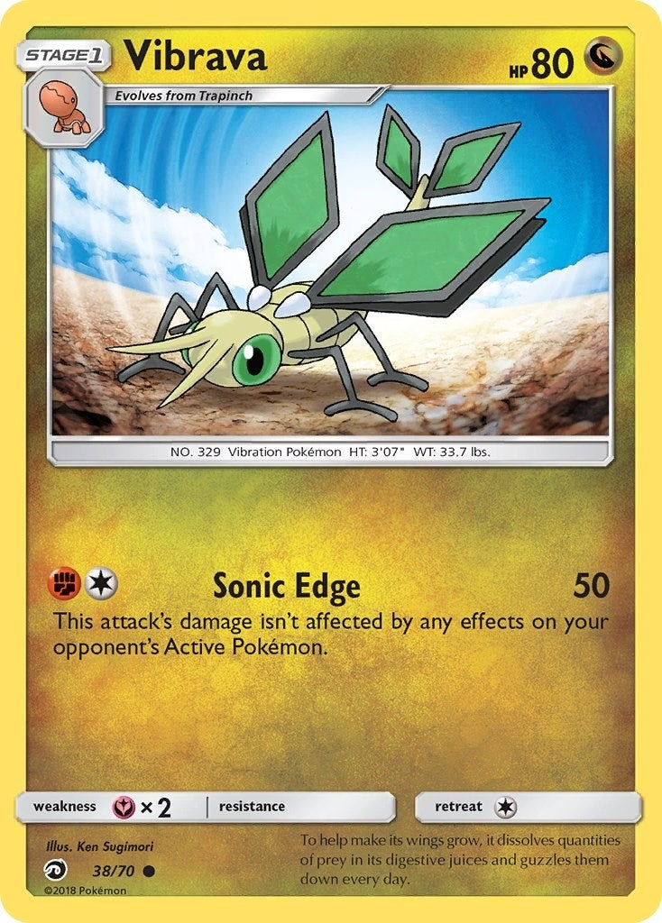 Image for Vibrava (38/70) (Dragon Majesty) - Pokemon