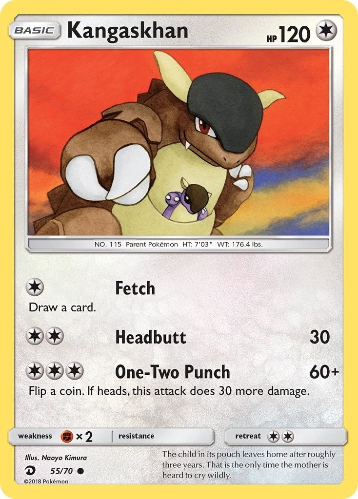 Image for Kangaskhan (55/70) (Dragon Majesty) - Pokemon