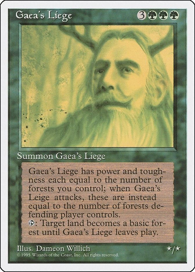 Gaea's Liege (131) (Fourth Edition)