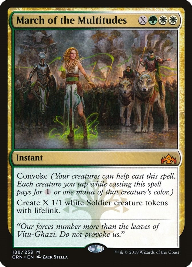 March of the Multitudes (188) (Guilds of Ravnica)