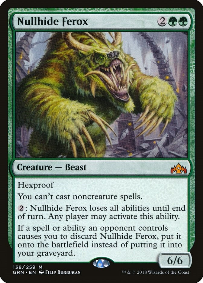 Nullhide Ferox (138) (Guilds of Ravnica)