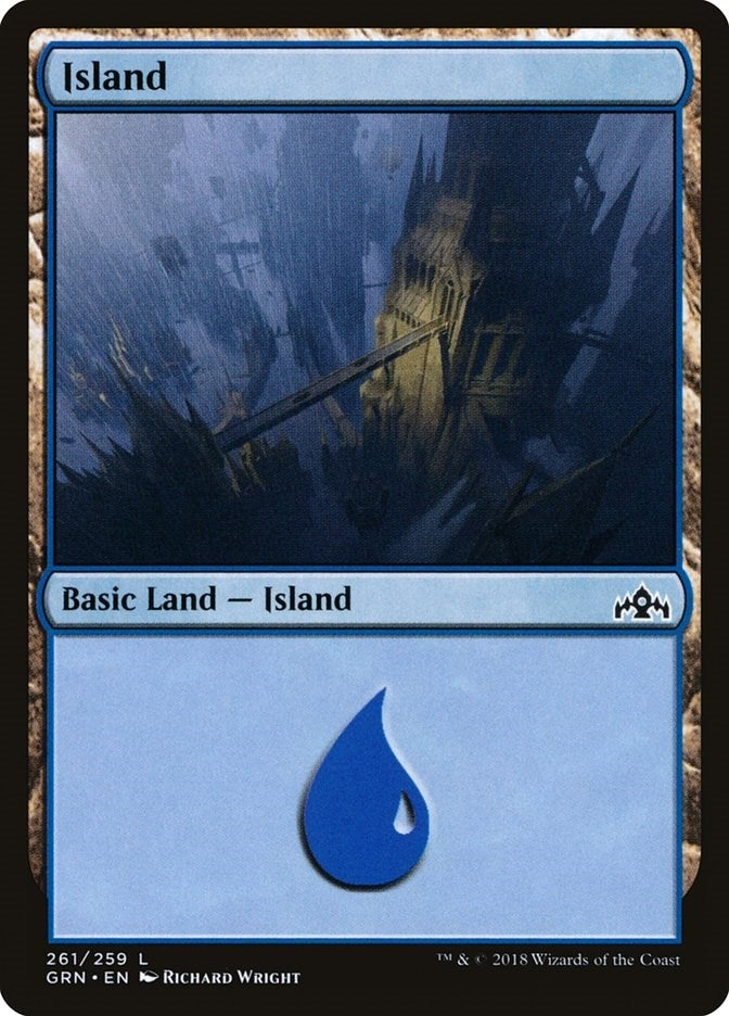 Island (261) (Guilds of Ravnica)