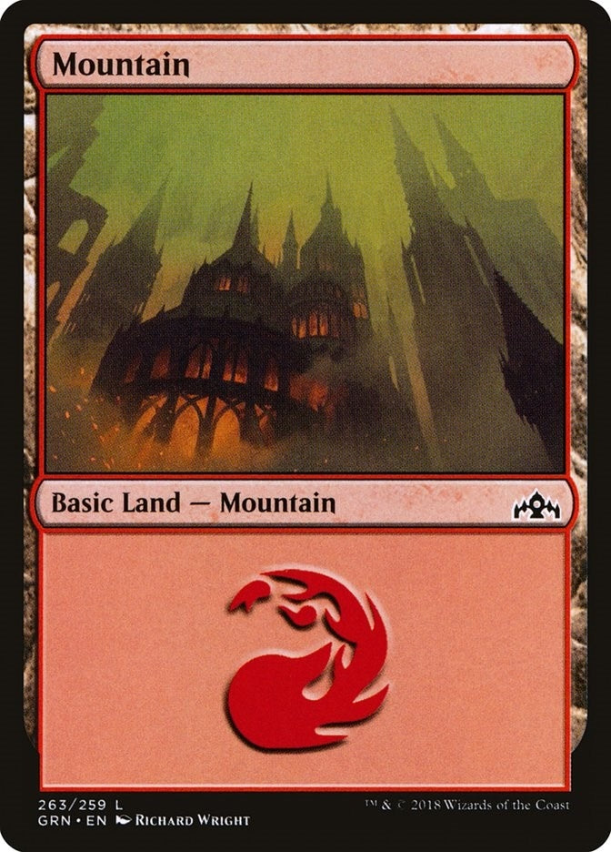 Mountain (263) (Guilds of Ravnica)