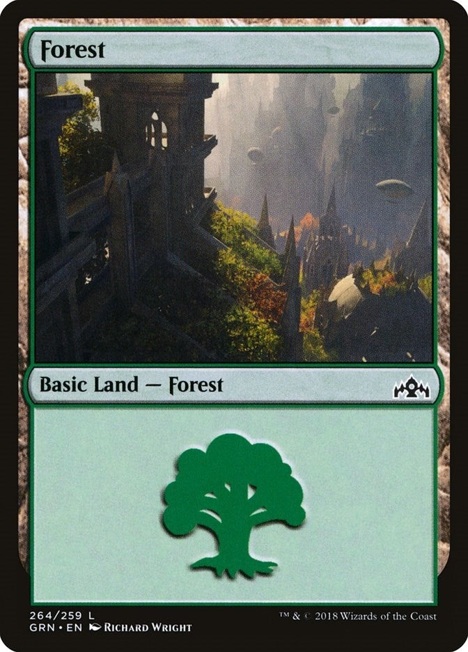 Forest (264) (Guilds of Ravnica)