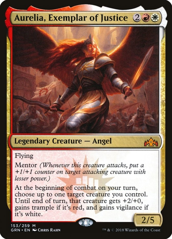 Aurelia, Exemplar of Justice (153) (Guilds of Ravnica)
