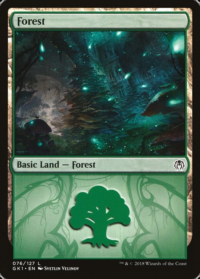 Forest (076) (76) (Guilds of Ravnica: Guild Kits)