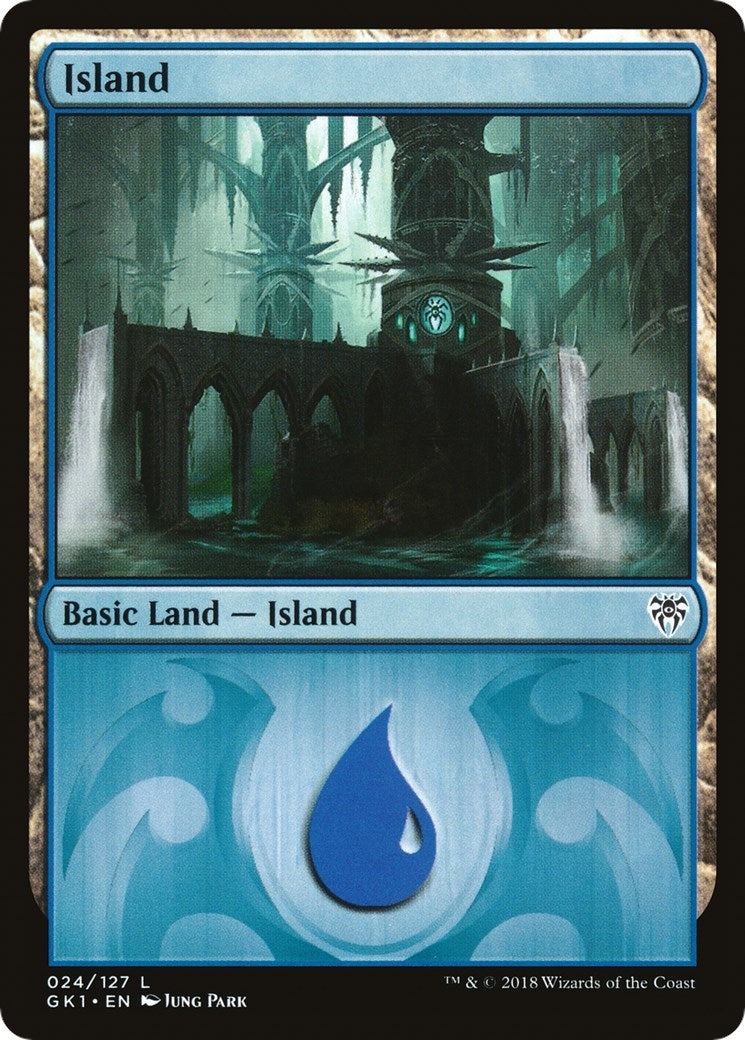 Island (024) (24) (Guilds of Ravnica: Guild Kits)