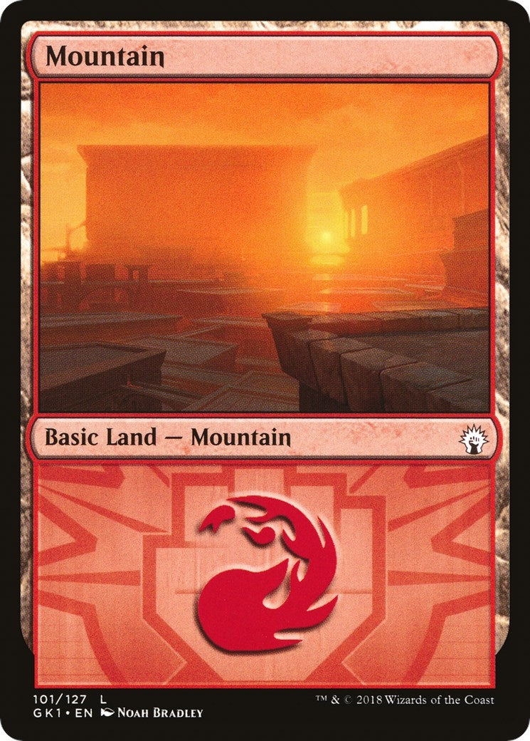 Mountain (101) (101) (Guilds of Ravnica: Guild Kits)