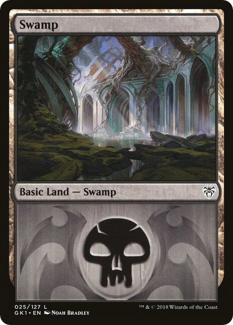 Swamp (025) (25) (Guilds of Ravnica: Guild Kits)