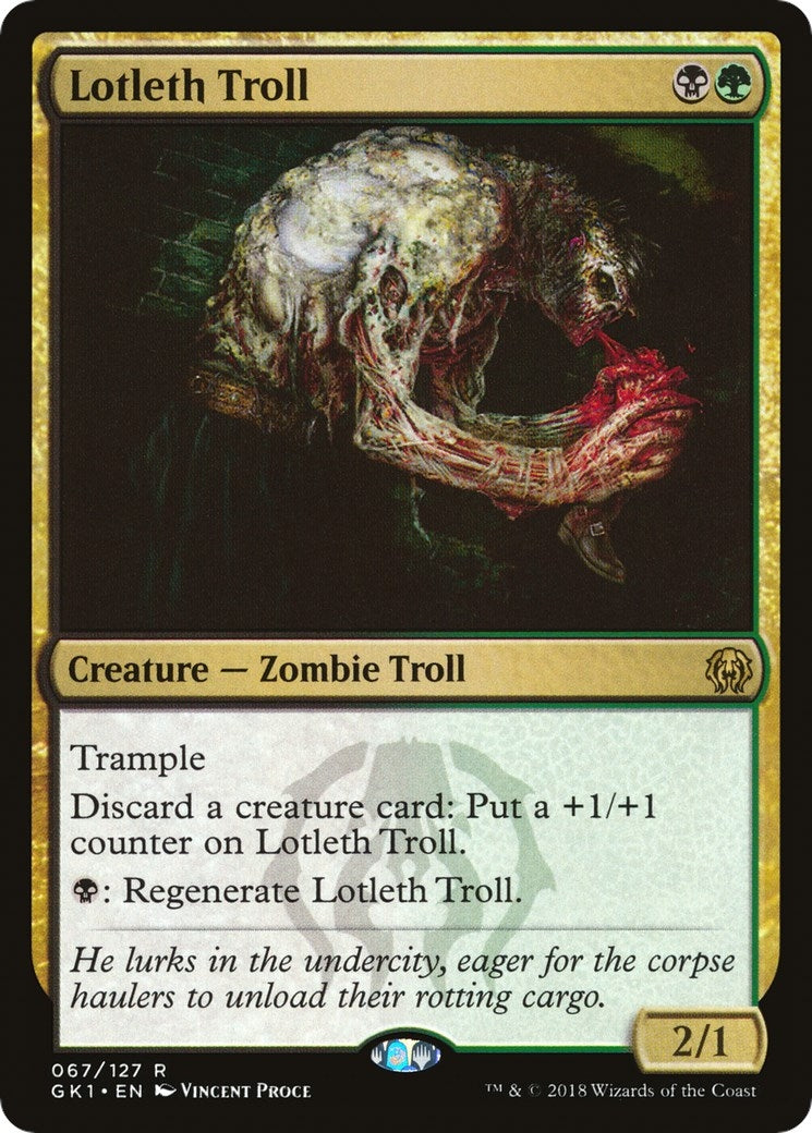 Lotleth Troll (67) (Guilds of Ravnica: Guild Kits)