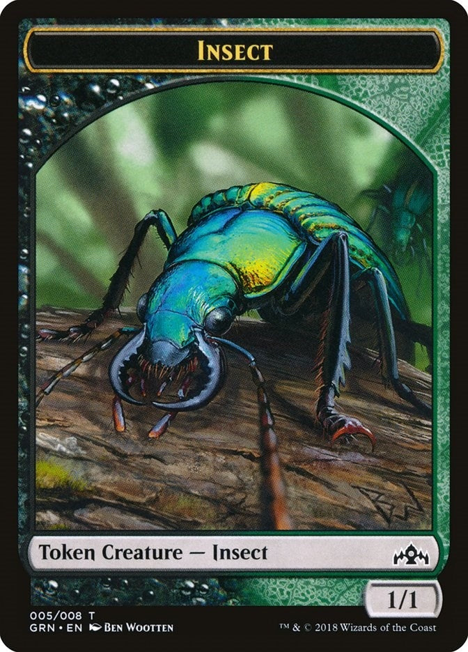Insect Token (5) (Guilds of Ravnica)