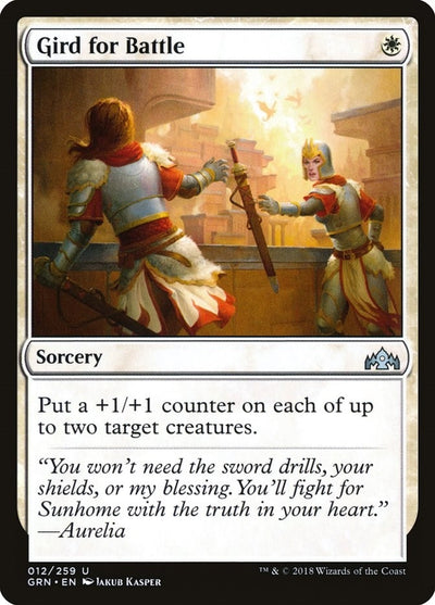 Gird for Battle (12) (Guilds of Ravnica)