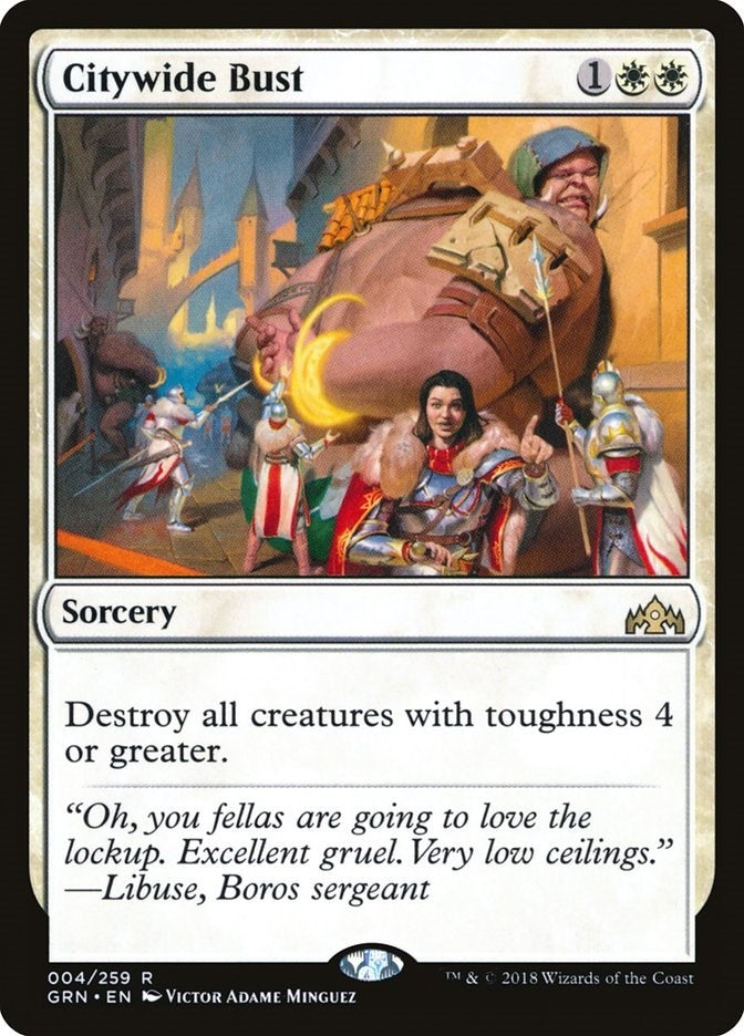 Citywide Bust (4) (Guilds of Ravnica)