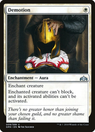 Demotion (9) (Guilds of Ravnica)