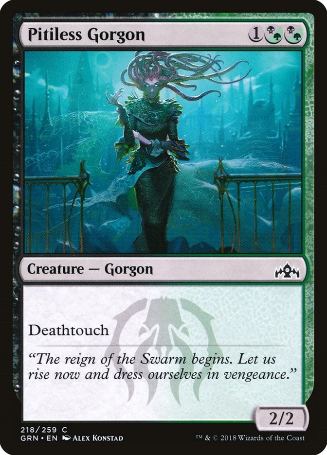 Pitiless Gorgon (218) (Guilds of Ravnica)