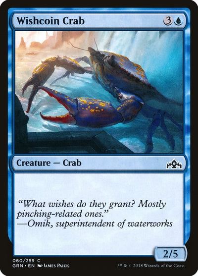 Wishcoin Crab (60) (Guilds of Ravnica)