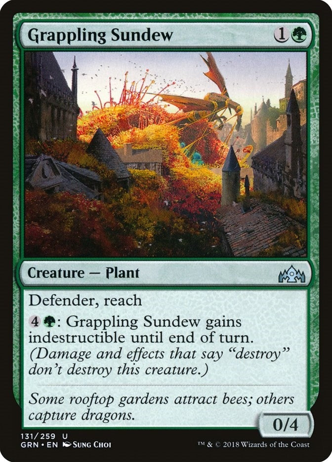 Grappling Sundew (131) (Guilds of Ravnica)