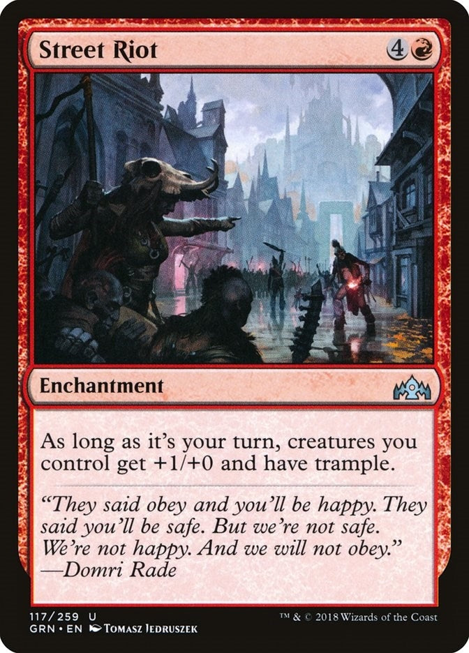 Street Riot (117) (Guilds of Ravnica)