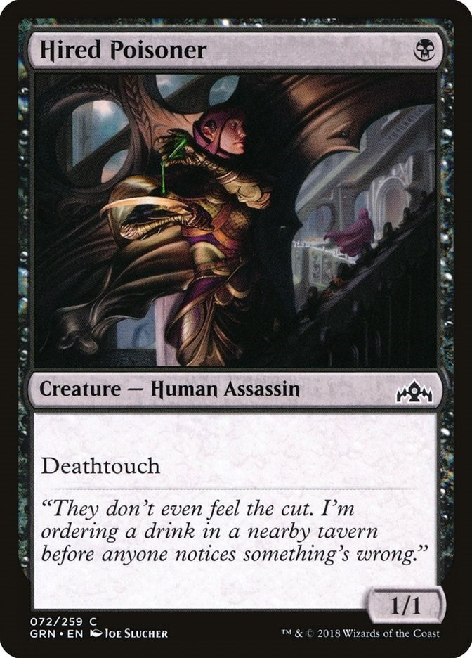 Hired Poisoner (72) (Guilds of Ravnica)