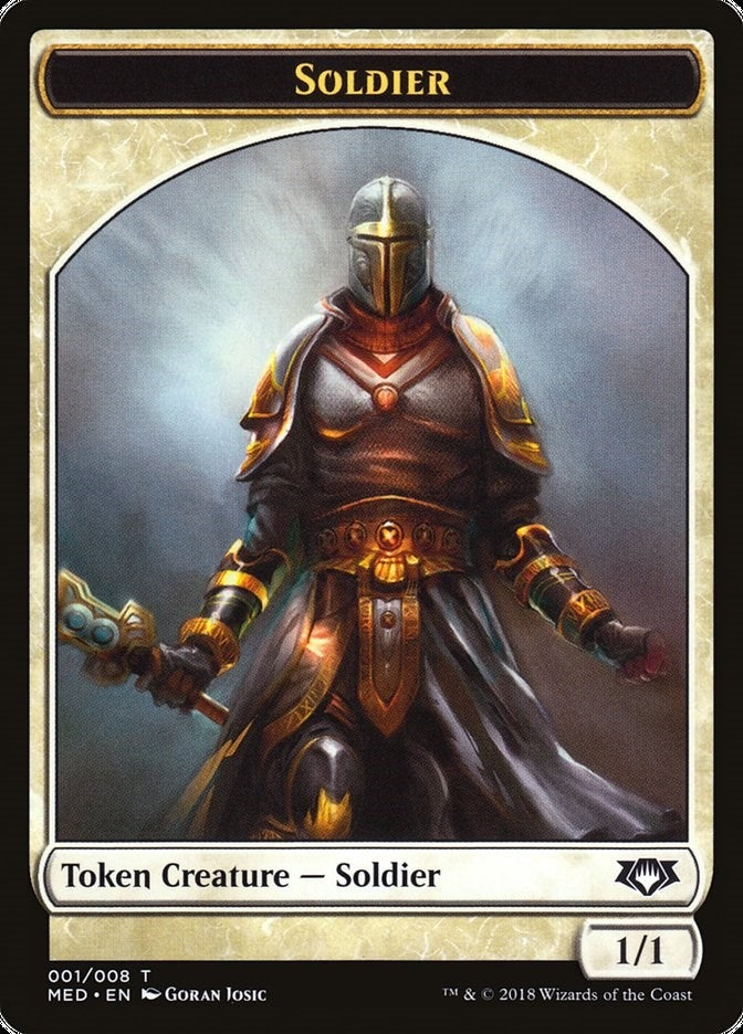 Soldier Token (1) (Mythic Edition: Guilds of Ravnica)
