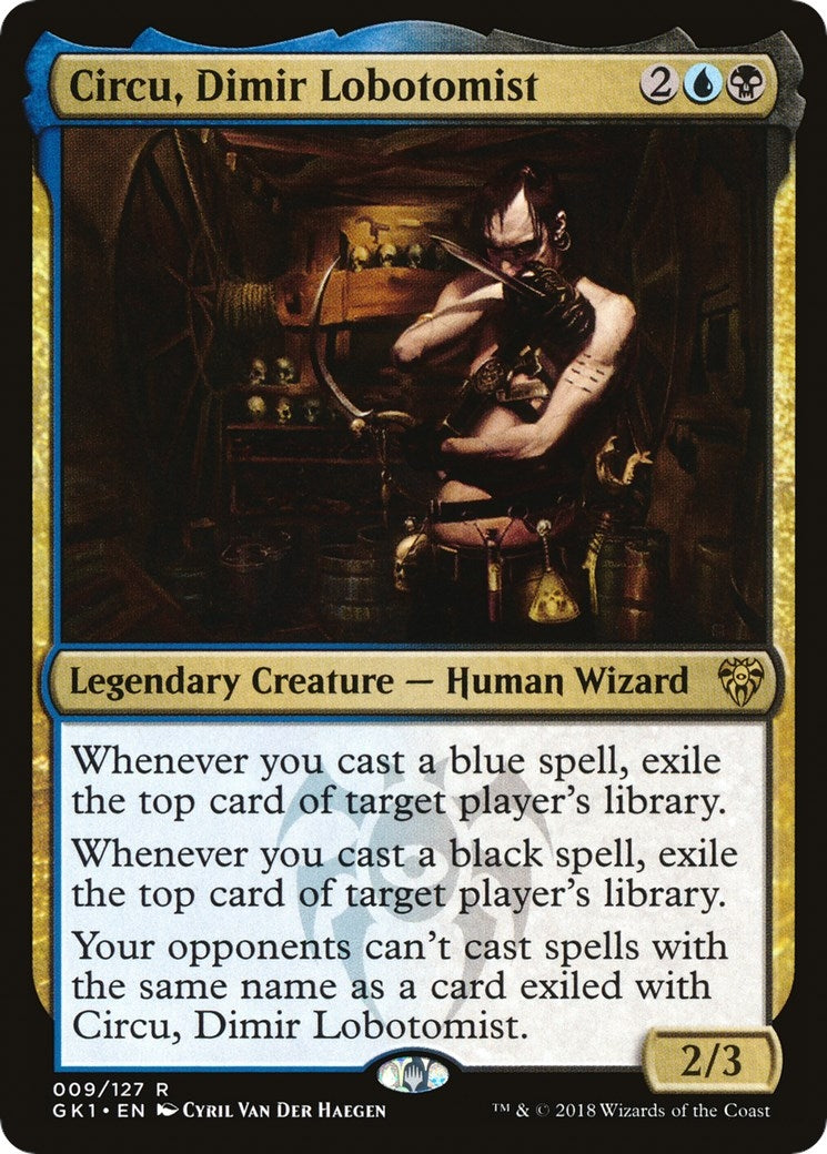 Circu, Dimir Lobotomist (9) (Guilds of Ravnica: Guild Kits)