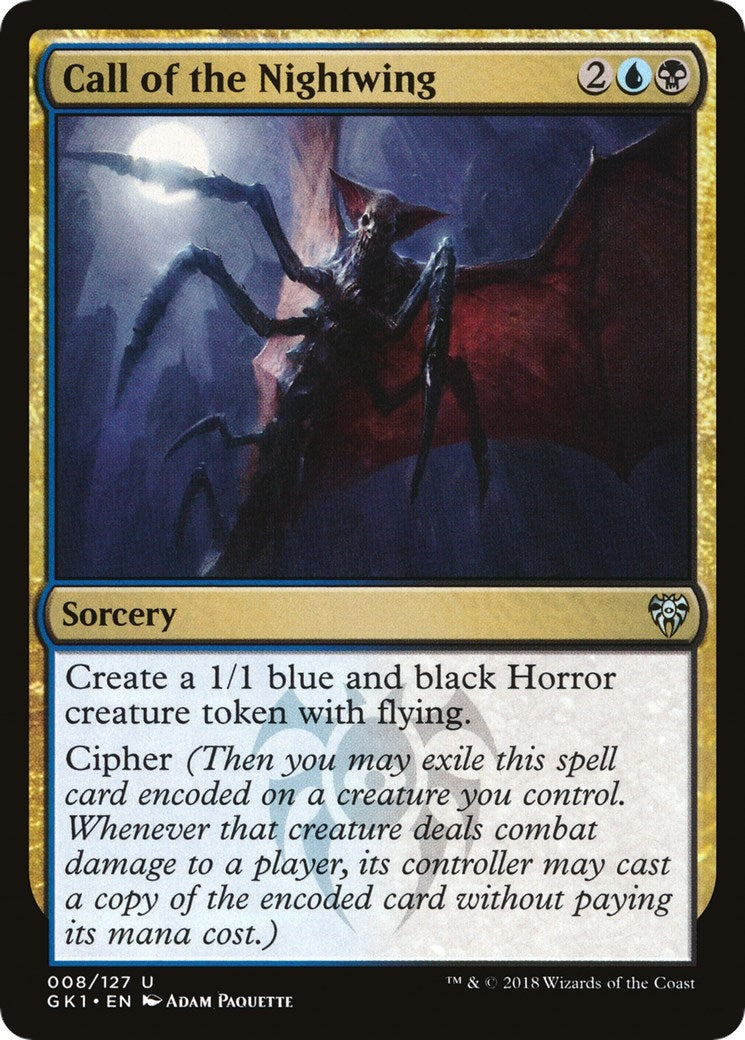 Call of the Nightwing (8) (Guilds of Ravnica: Guild Kits)