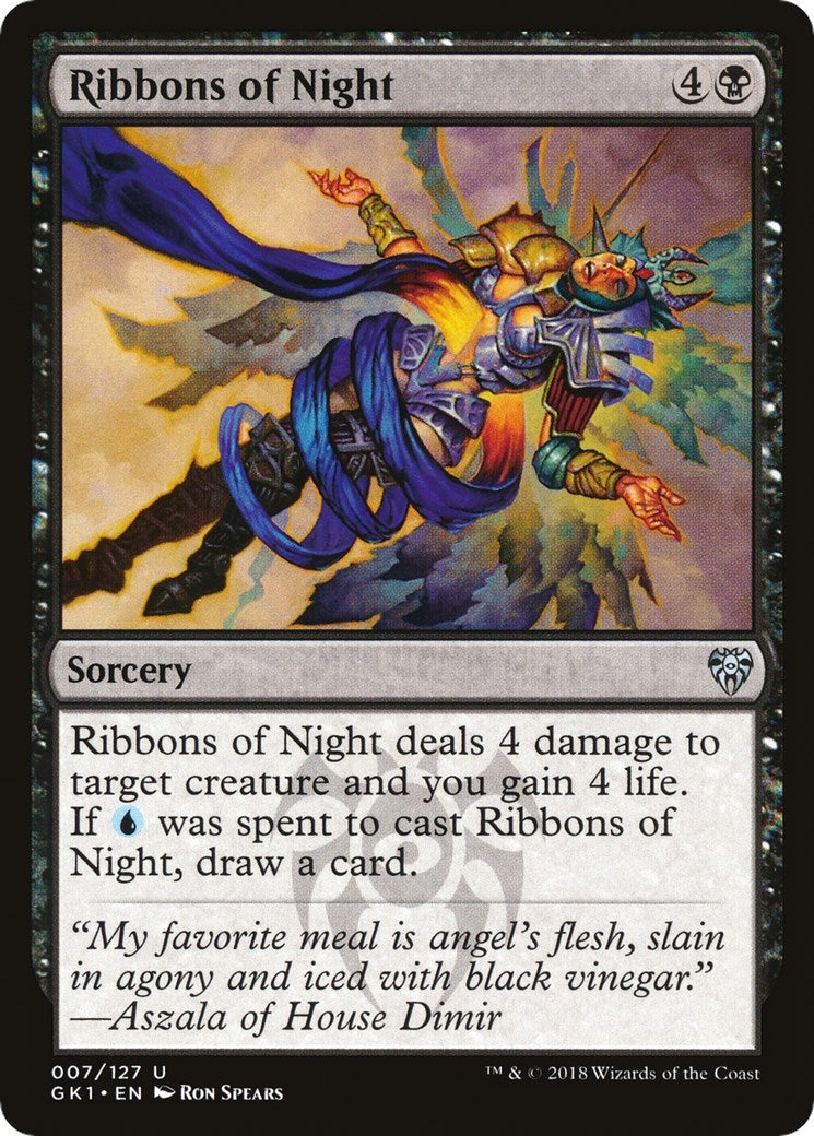 Ribbons of Night (7) (Guilds of Ravnica: Guild Kits)