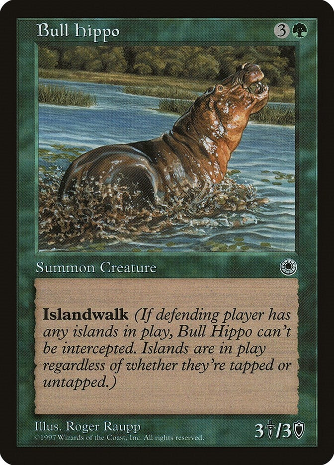 Bull Hippo (Reminder Text) (Portal)
