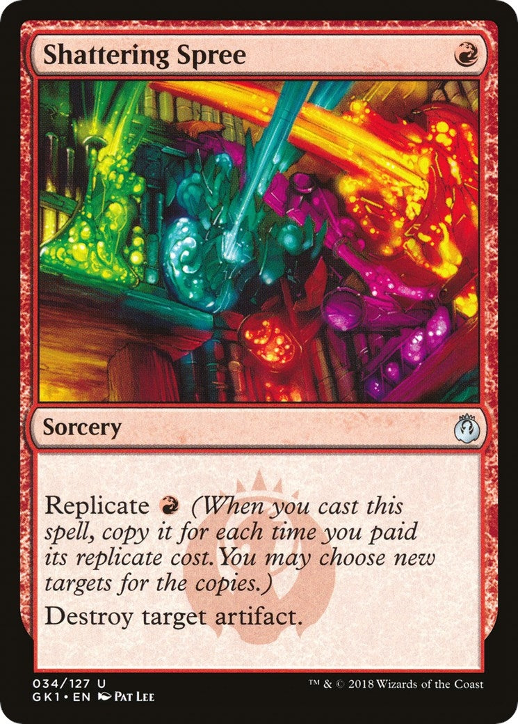 Shattering Spree (34) (Guilds of Ravnica: Guild Kits)