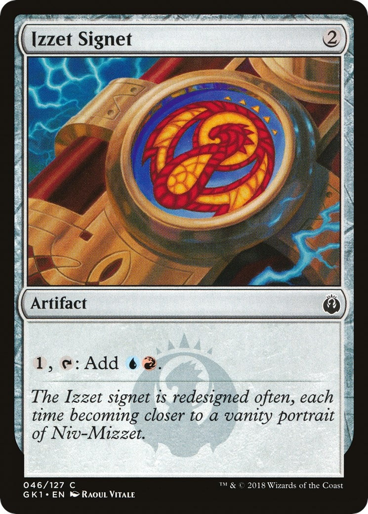 Izzet Signet (46) (Guilds of Ravnica: Guild Kits)