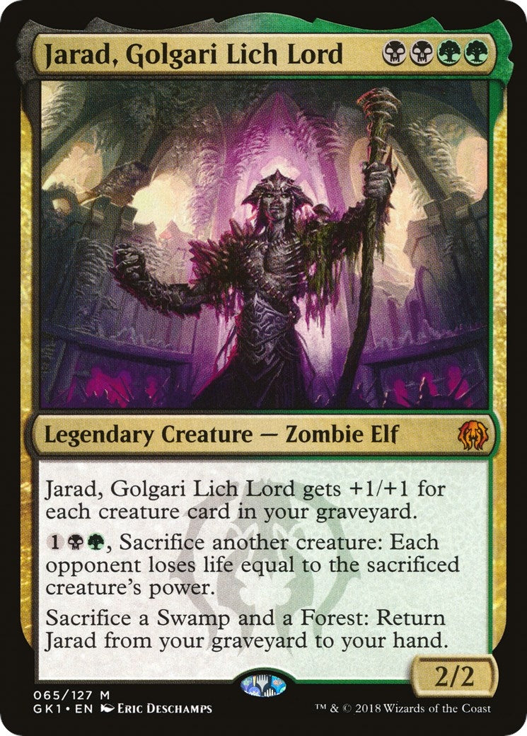 Jarad, Golgari Lich Lord (65) (Guilds of Ravnica: Guild Kits)