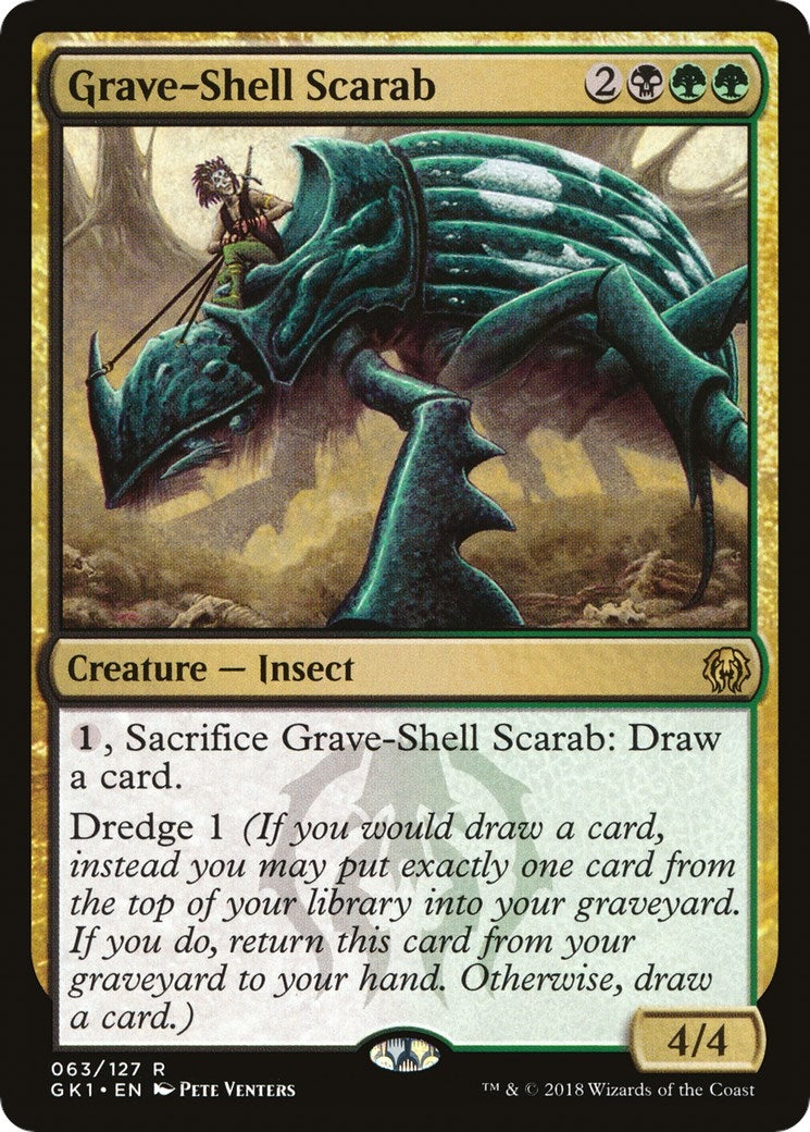 Grave-Shell Scarab (63) (Guilds of Ravnica: Guild Kits)