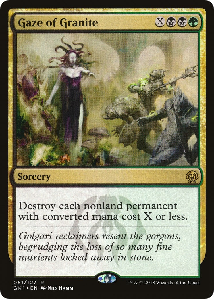 Gaze of Granite (61) (Guilds of Ravnica: Guild Kits)