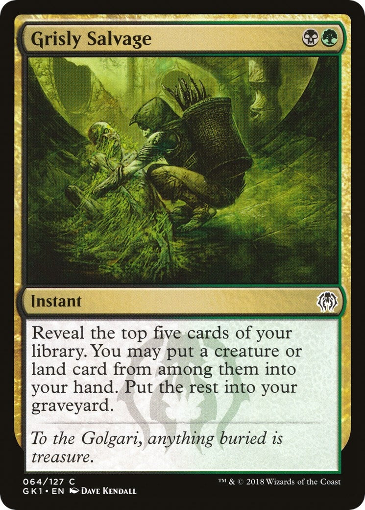 Grisly Salvage (64) (Guilds of Ravnica: Guild Kits)