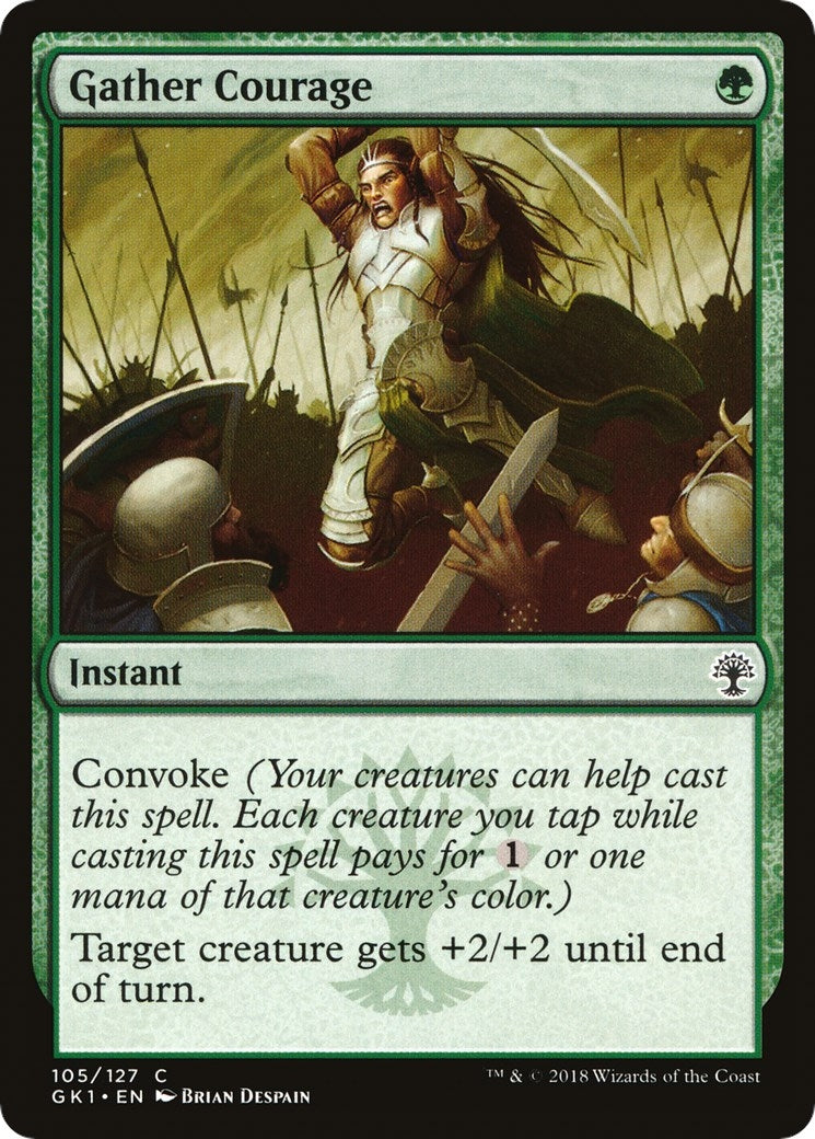 Gather Courage (105) (Guilds of Ravnica: Guild Kits)